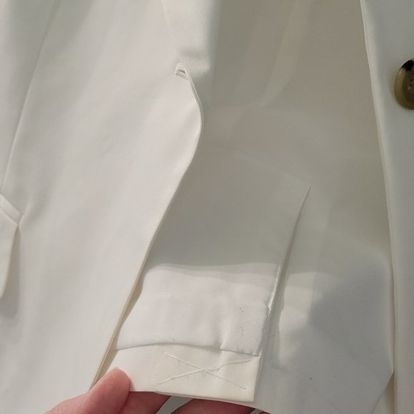 Rachel Roy Signature white blazer jacket sz 14 - Picture 10 of 10